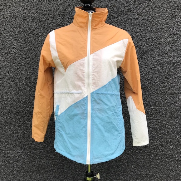 SOLD UO Austen Colourblock Windbreaker Jacket - Picture 4 of 16